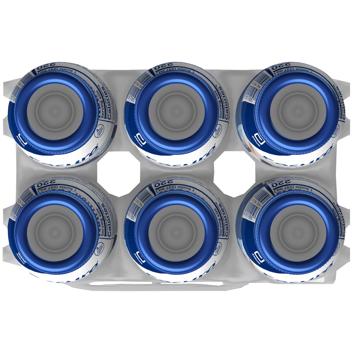 slide 3 of 8, Ensure Original Nutrition Shake with 9 grams of protein, Meal Replacement Shakes, Butter Pecan, 8 fl oz, 6 Count, 48 fl oz