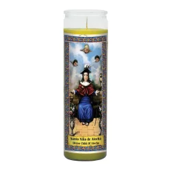 St. Jude Holy Child Of Atocha Candle - Yellow