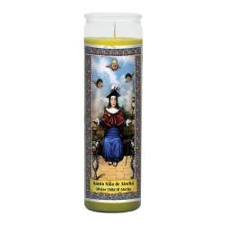 St. Jude Holy Child Of Atocha Candle - Yellow