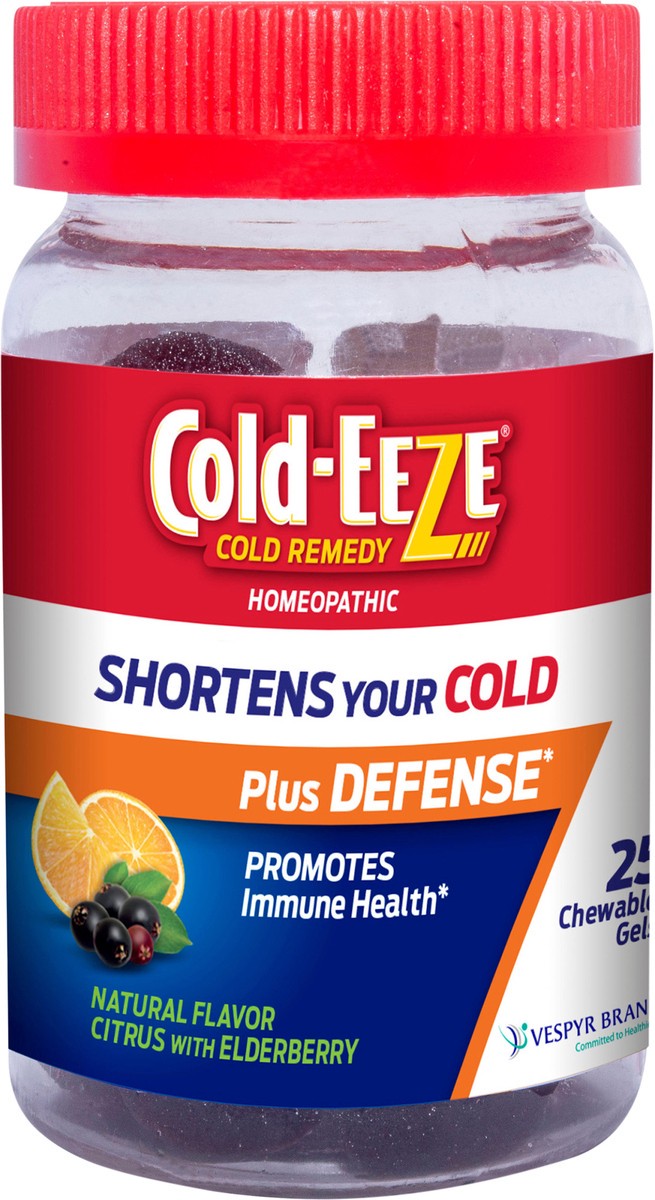 slide 6 of 6, Cold-Eeze Plus Defense Chewable Gel, 25 ct