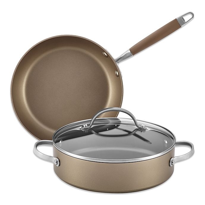 slide 1 of 1, Anolon Advanced Umber Cookware Set, 3 ct