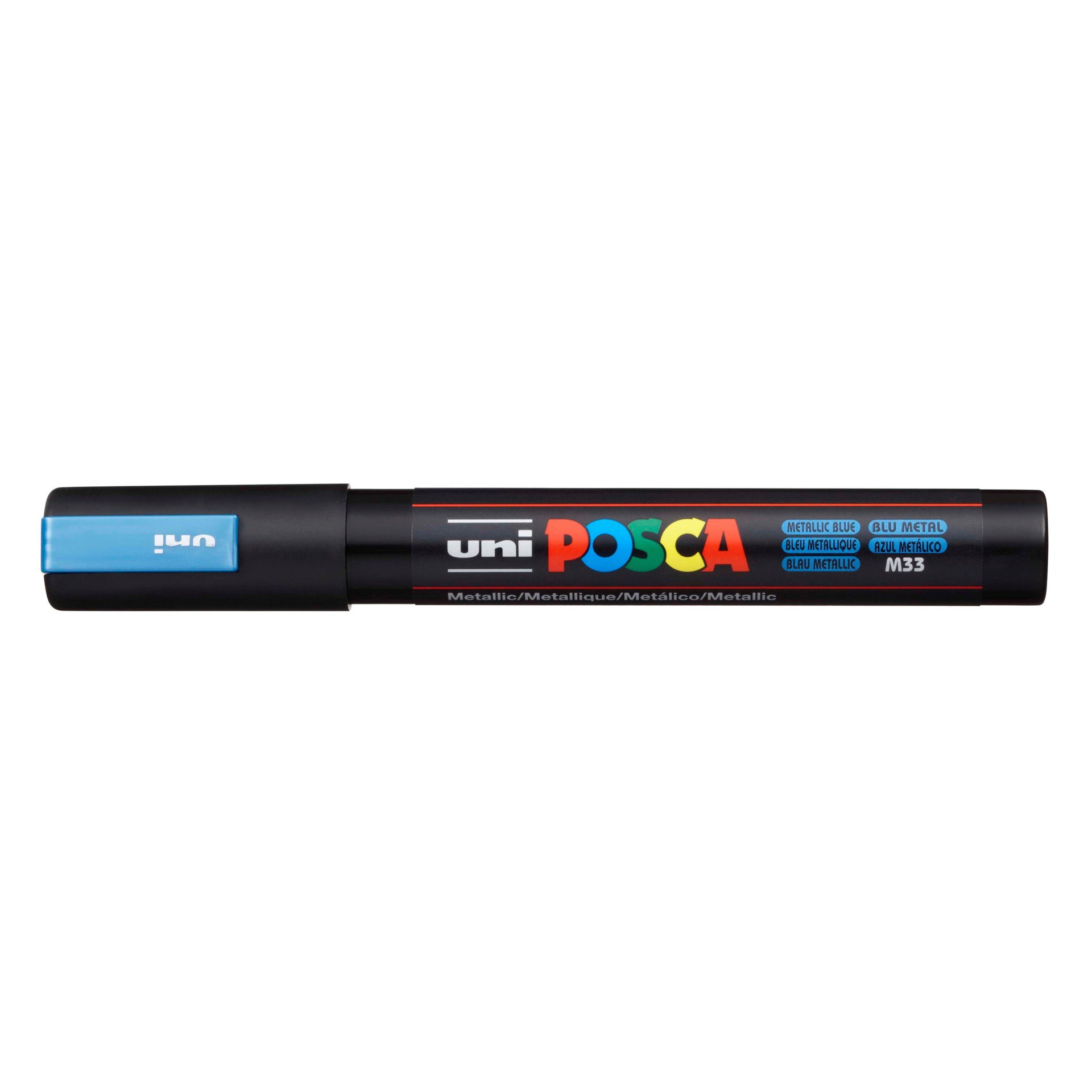slide 3 of 8, Posca Pc-5m Medium Tip Metallic Paint Marker Set, 1.8mm-2.5mm