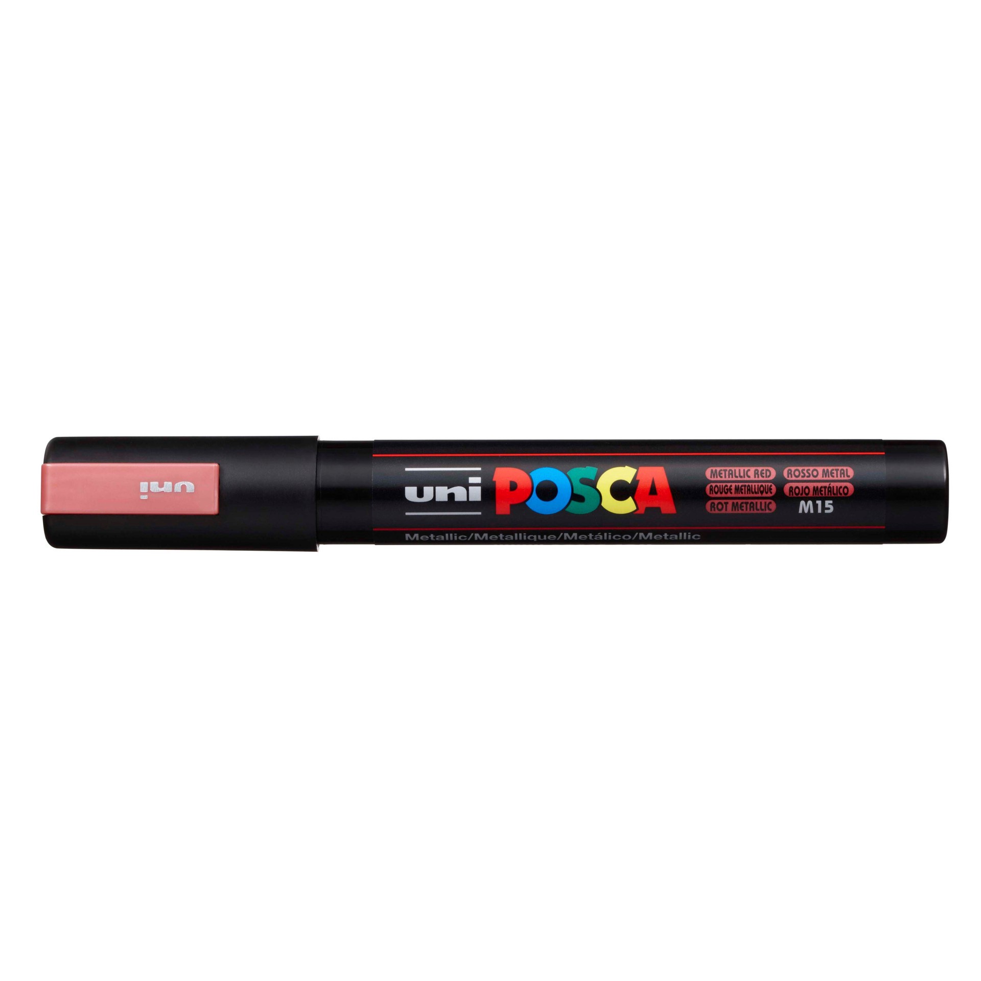 slide 6 of 8, Posca Pc-5m Medium Tip Metallic Paint Marker Set, 1.8mm-2.5mm