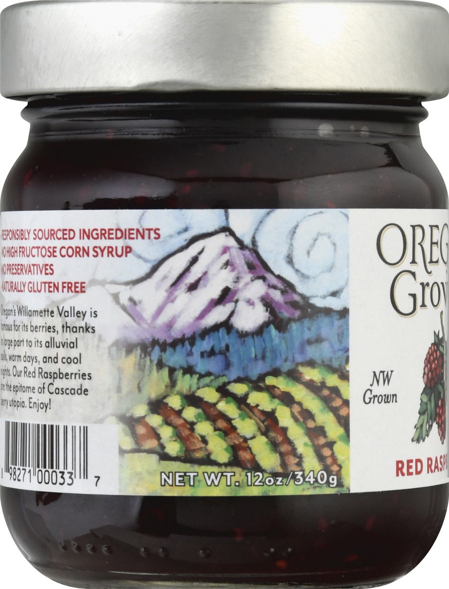 slide 9 of 9, Oregon Growers Fruit Spread Red Raspberry - 12 Oz, 12 oz