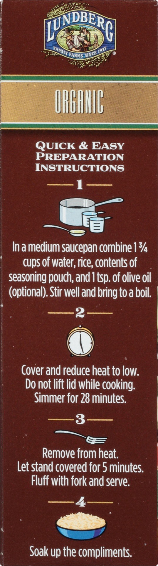 slide 3 of 8, Lundberg Organic Whole Grain Quinoa & Rice with Rosemary Blend, 6 oz