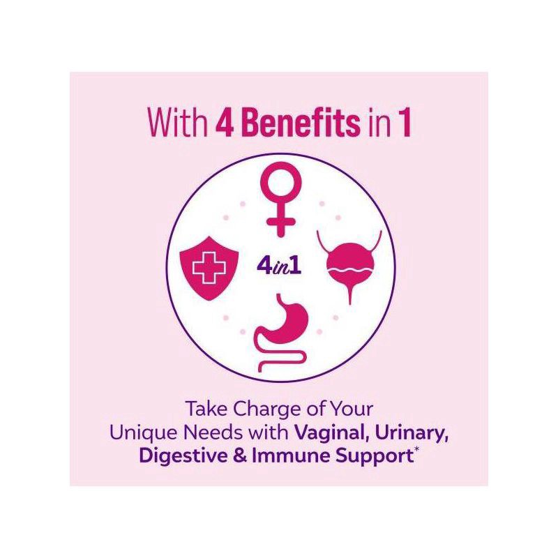 slide 4 of 9, Culturelle Women's 4-in-1 Protection for Vaginal, Digestive and Immune Health - 50ct, 50 ct