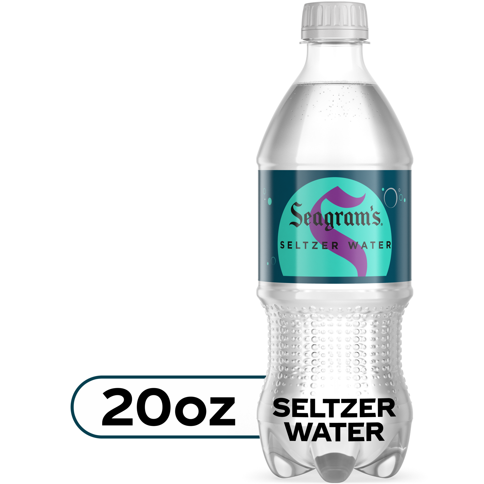 slide 1 of 5, Seagram's Sparkling Seltzer Water Bottle- 20 fl oz, 20 fl oz