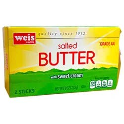Weis Quality Grade Aa Salted Quarter Butter