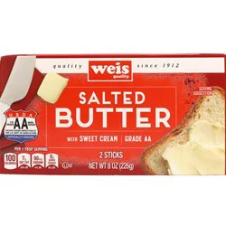 Weis Quality Grade Aa Salted Quarter Butter