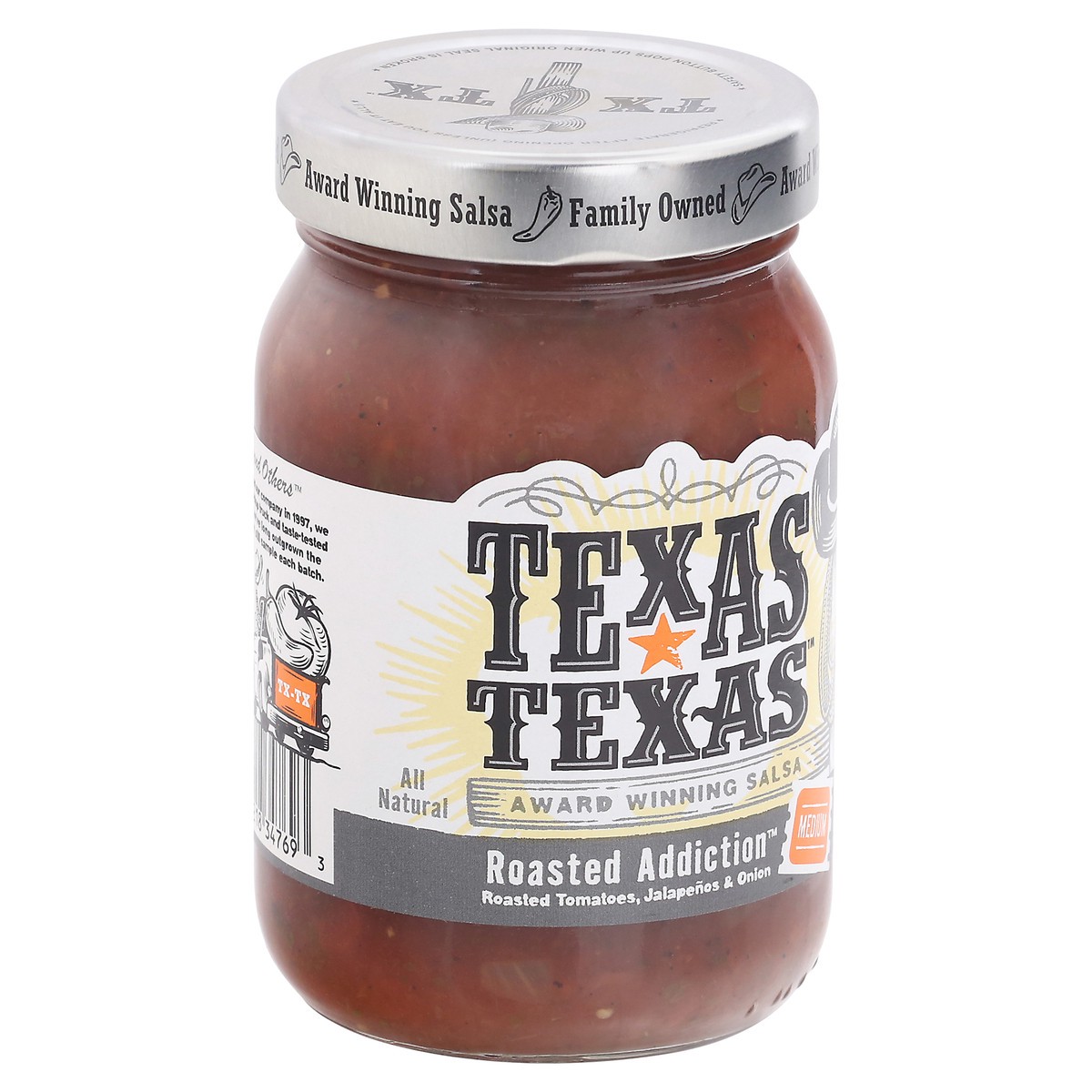 slide 10 of 12, Texas-Texas Medium Roasted Addiction Salsa 16 oz, 16 oz