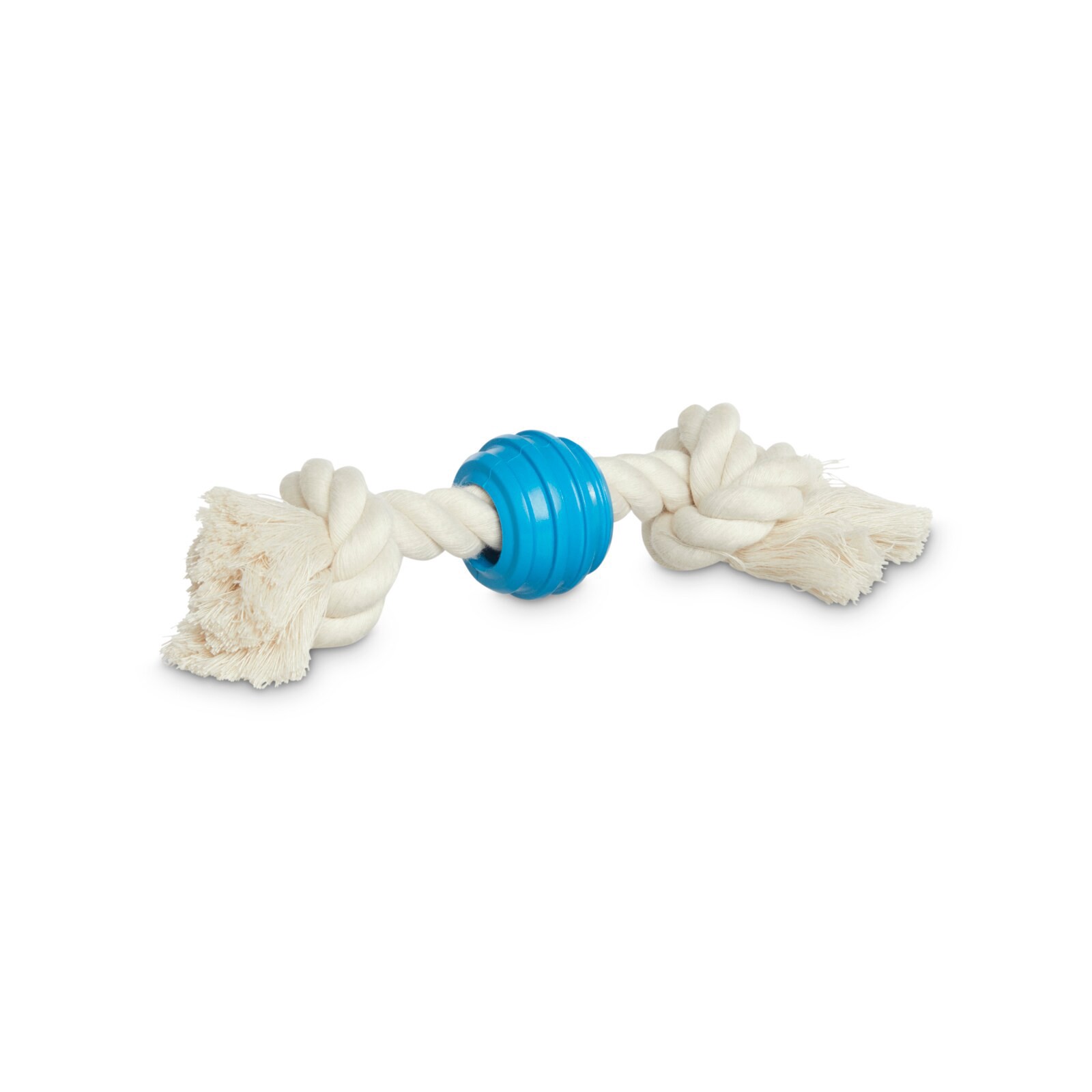 slide 5 of 6, Leaps & Bounds Rope & Rubber-like material Dog Tug Toy in Various Styles, Small, 1 ct