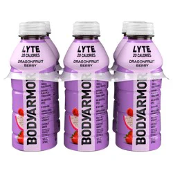 BODYARMOR Lyte Dragonfruit Berry Electrolyte Sports Drink, 16 fl oz Bottles, 6 Pack