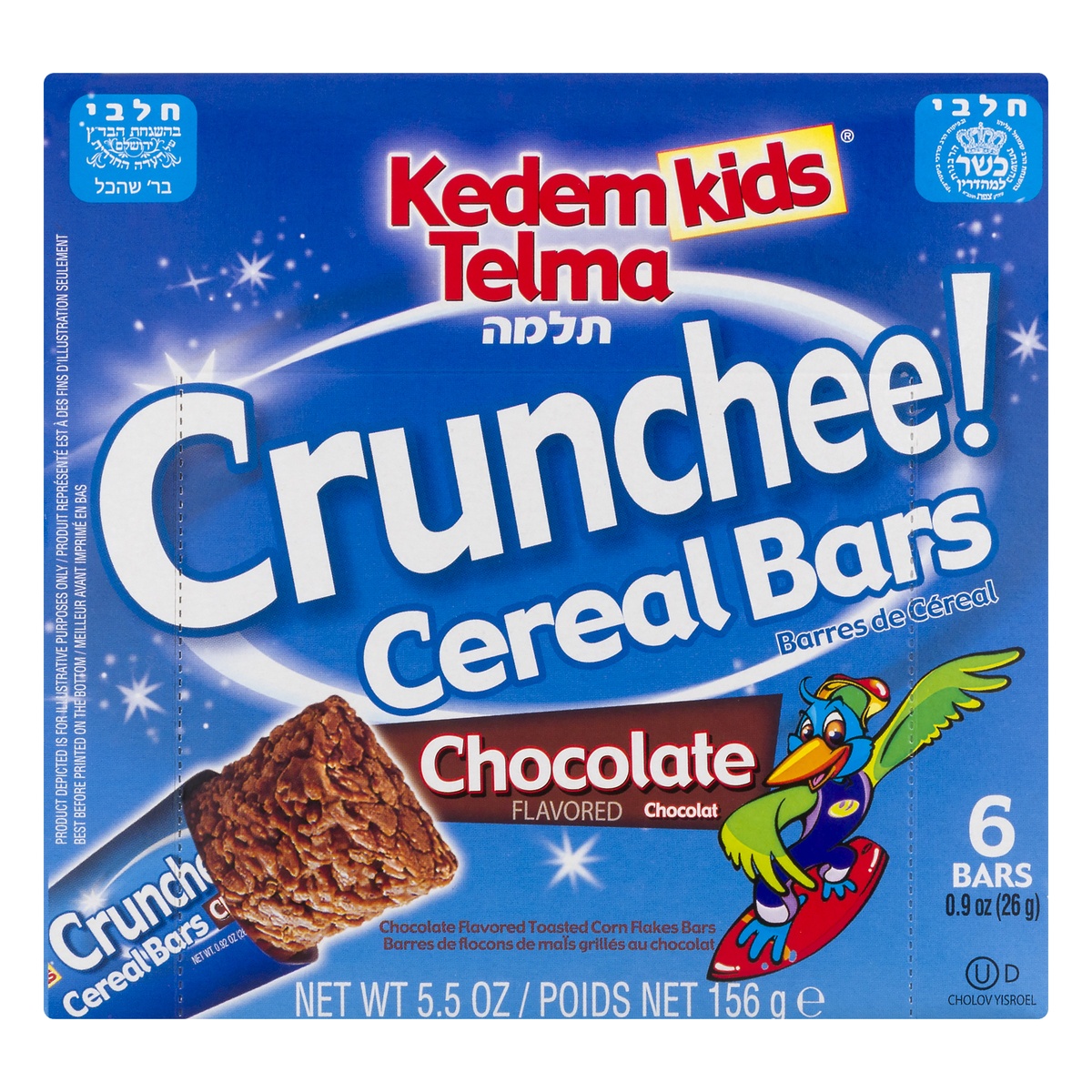 slide 1 of 1, Kedem Cereal Bars 6.0 ea, 6 ct