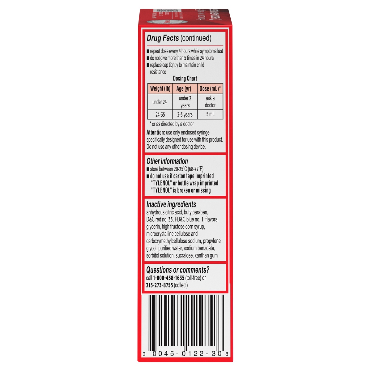 slide 3 of 5, Infants' Tylenol Oral Suspension Liquid Medicine with Acetaminophen, Baby Fever Reducer & Pain Reliever for Minor Aches & Pains, Sore Throat, Headache & Toothache, Grape Flavor, 1 fl oz