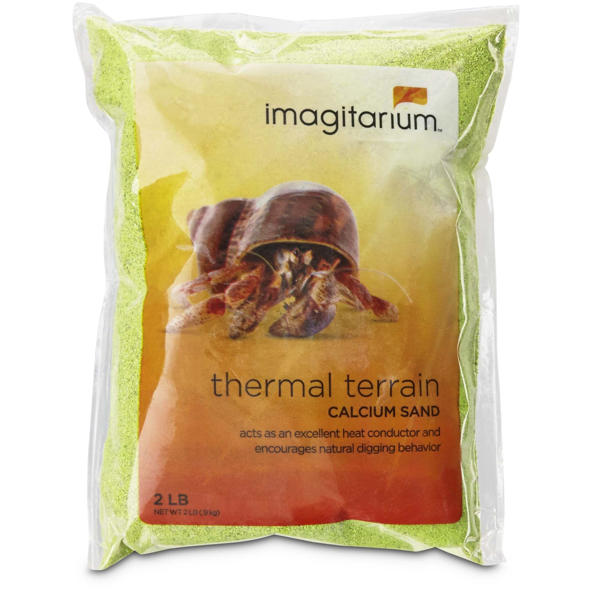 slide 1 of 1, Imagitarium Yellow Hermit Crab Sand, 2 lb