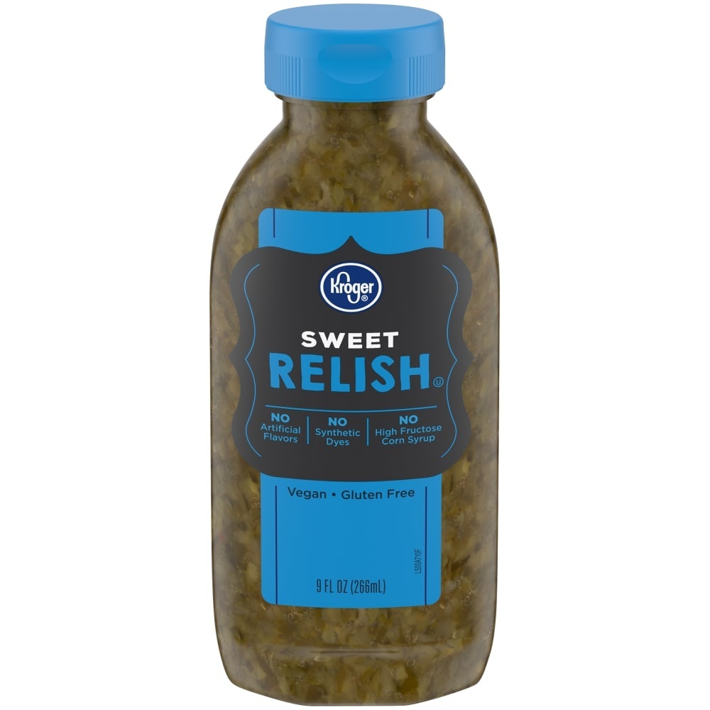 slide 1 of 1, Kroger Sweet Relish Squeezable Bottle, 9 fl oz