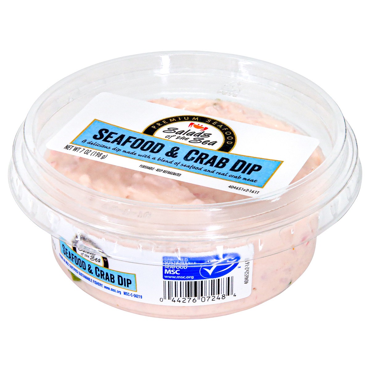 slide 7 of 9, Salads of the Sea Seafood & Crab Dip 7 oz, 7 oz
