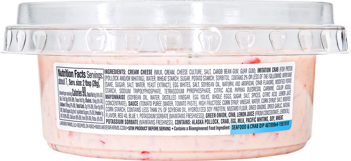 slide 3 of 9, Salads of the Sea Seafood & Crab Dip 7 oz, 7 oz