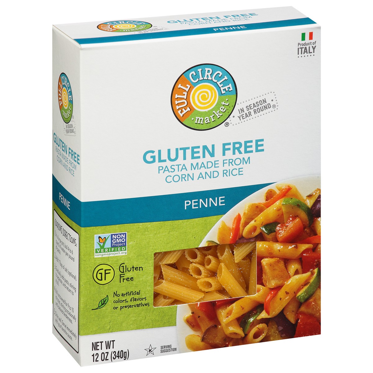 slide 2 of 9, Full Circle Market Gluten Free Penne 12 oz, 12 oz