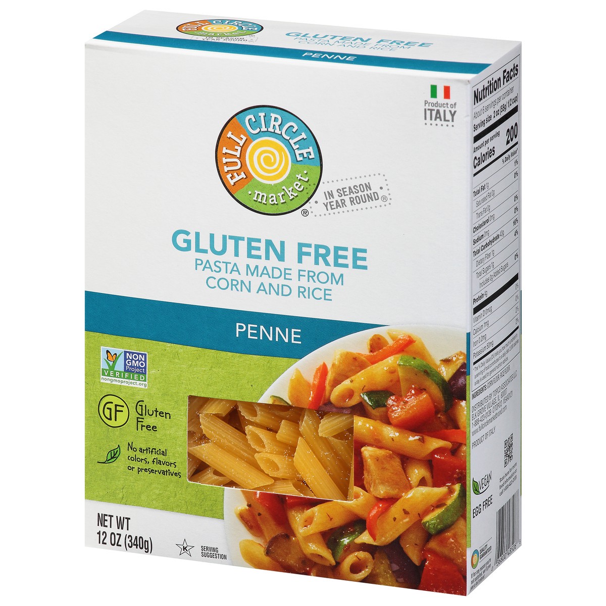 slide 6 of 9, Full Circle Market Gluten Free Penne 12 oz, 12 oz