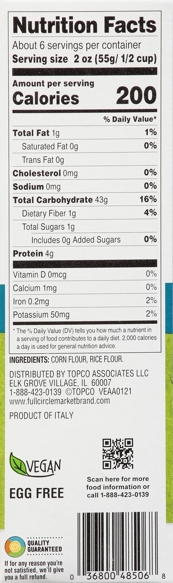 slide 7 of 9, Full Circle Market Gluten Free Penne 12 oz, 12 oz
