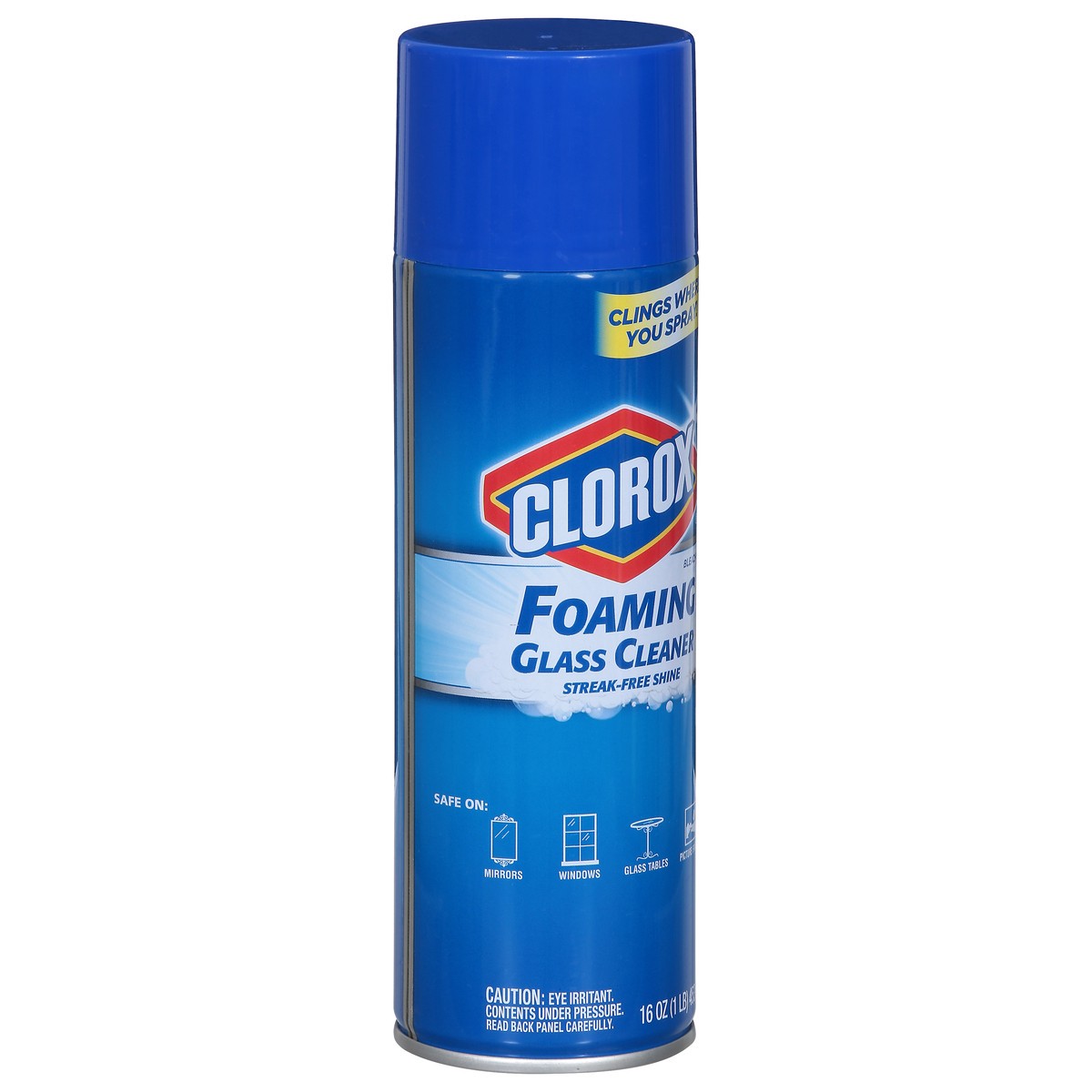 slide 4 of 9, Clorox Foaming Glass Cleaner 16 oz, 16 oz