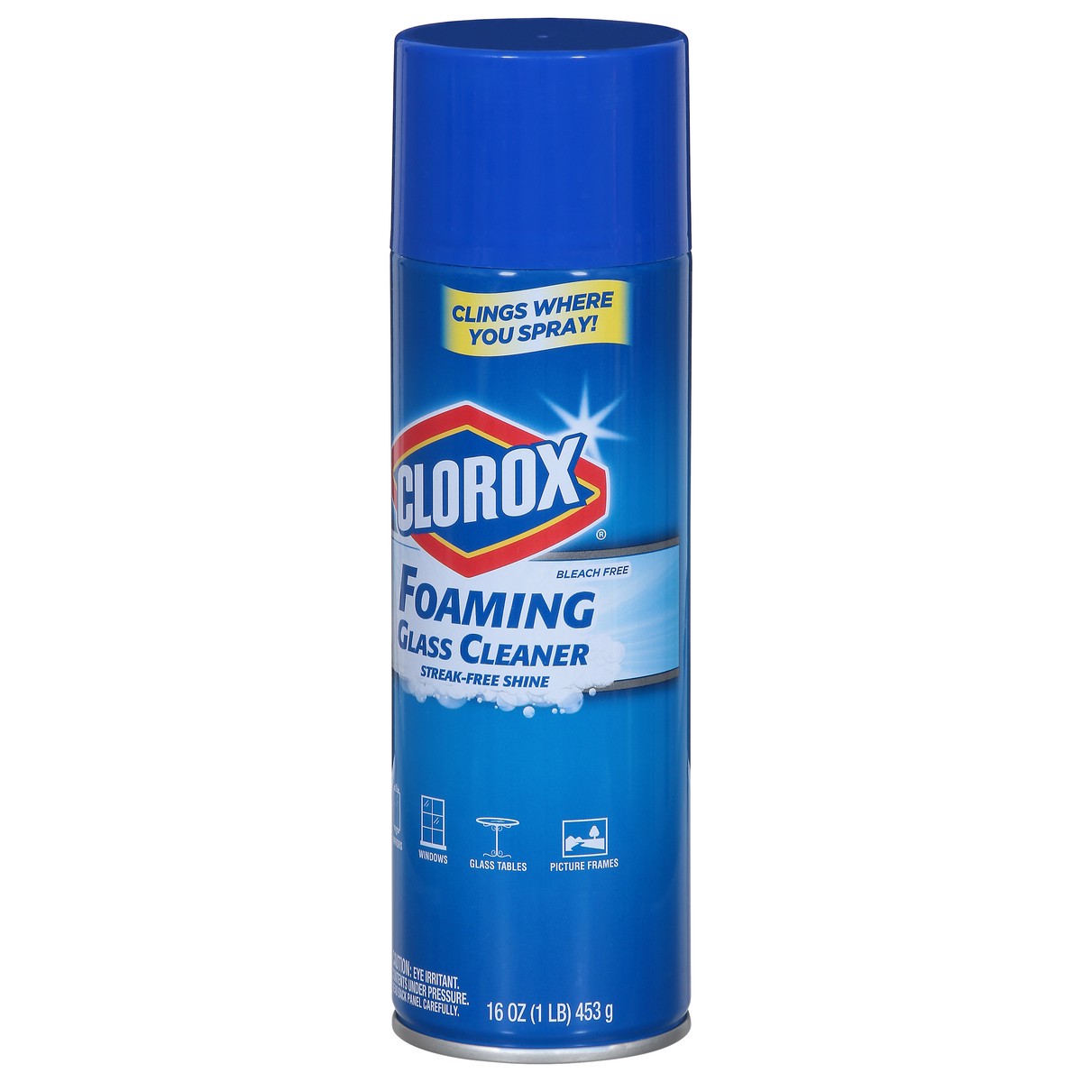 slide 9 of 9, Clorox Foaming Glass Cleaner 16 oz, 16 oz