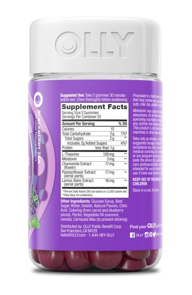 slide 3 of 5, Olly Sleep - 70 ct (Secondary Location), 70 ct