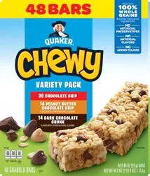 Quaker Variety Granola Cereal Or Fruit Bars