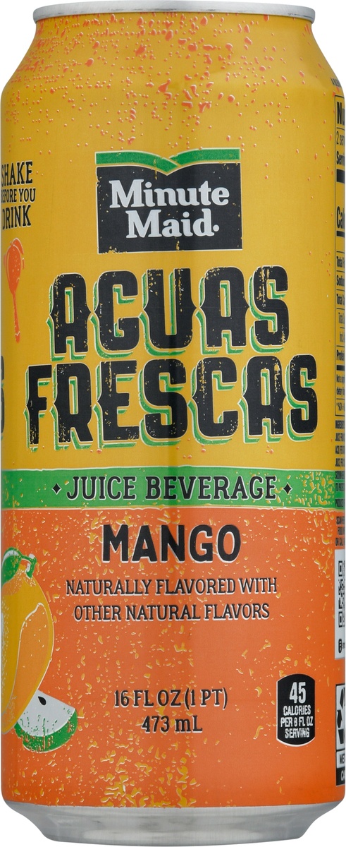 slide 6 of 9, Minute Maid Aguas Frescas Mango Can, 16 fl oz