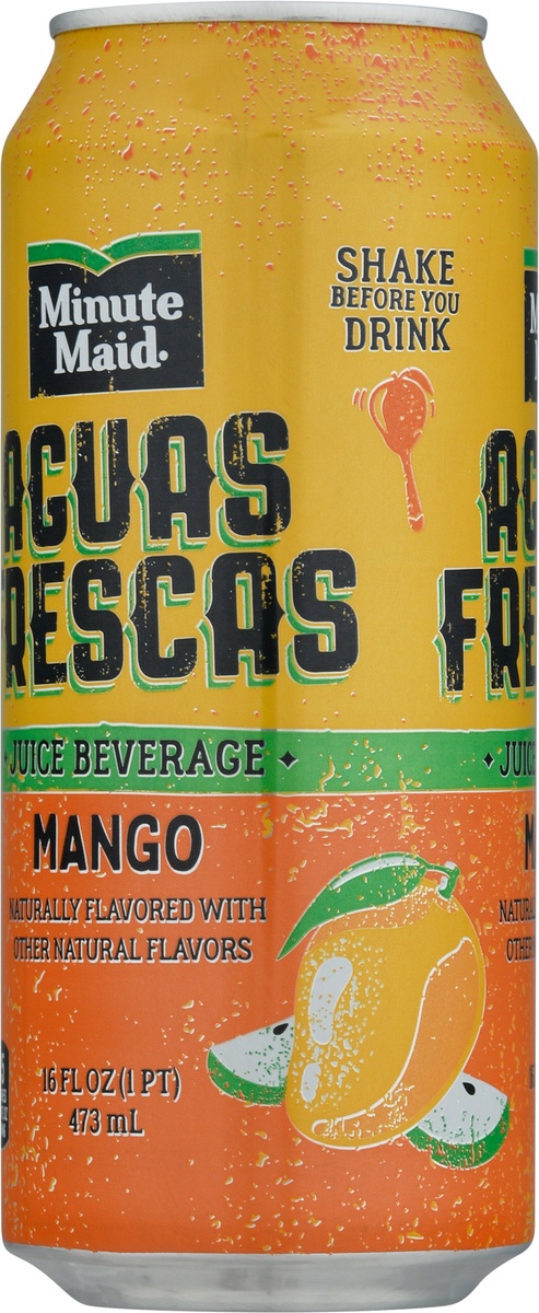 slide 7 of 9, Minute Maid Aguas Frescas Mango Can, 16 fl oz
