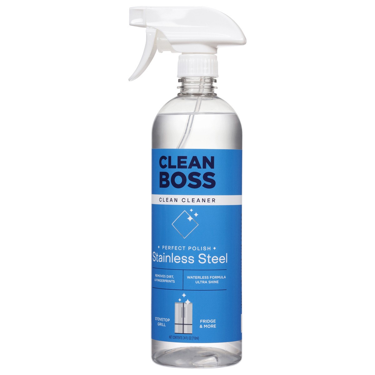 slide 2 of 4, Clean Boss Stainless Steel Cleaner 24 fl oz, 24 fl oz