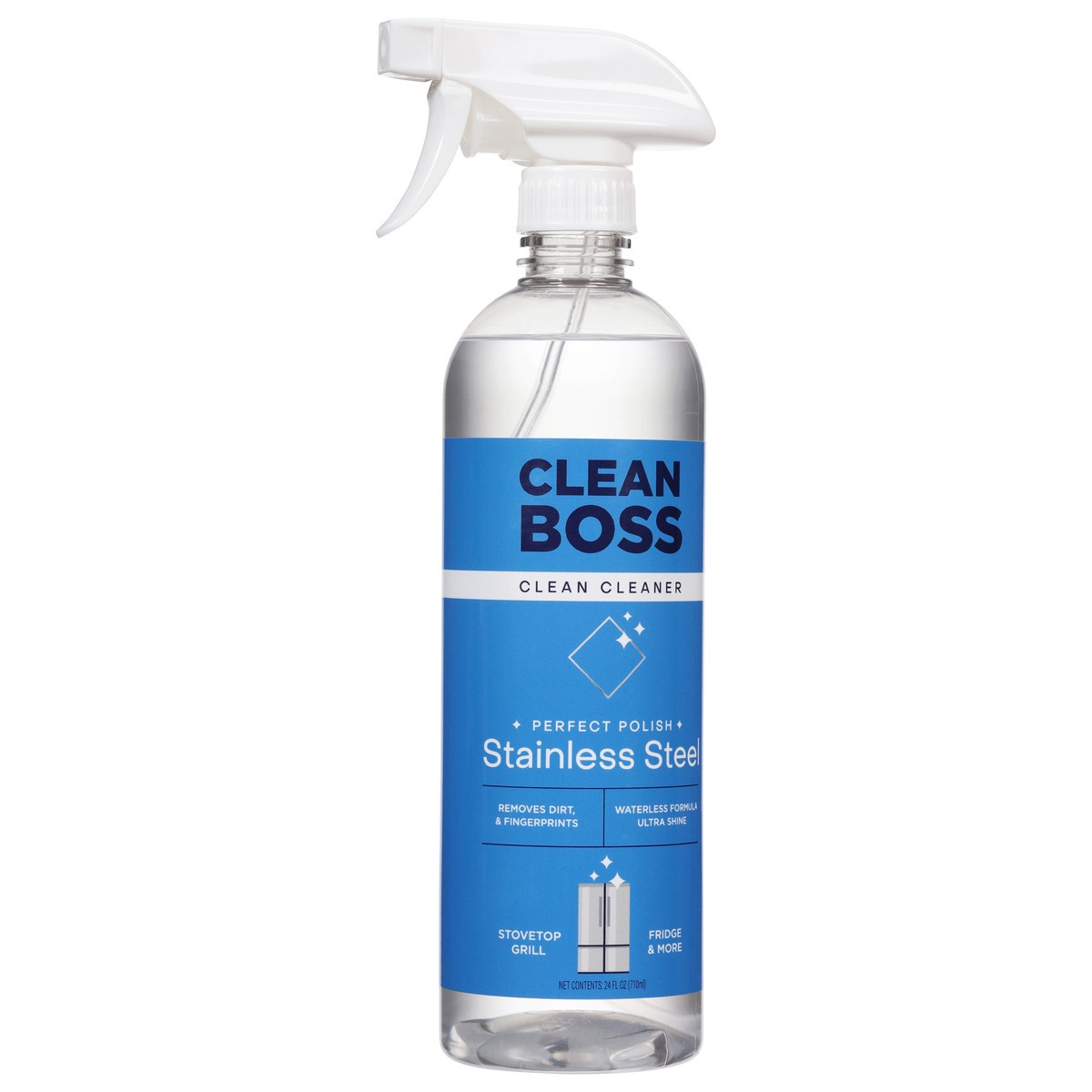 slide 4 of 4, Clean Boss Stainless Steel Cleaner 24 fl oz, 24 fl oz