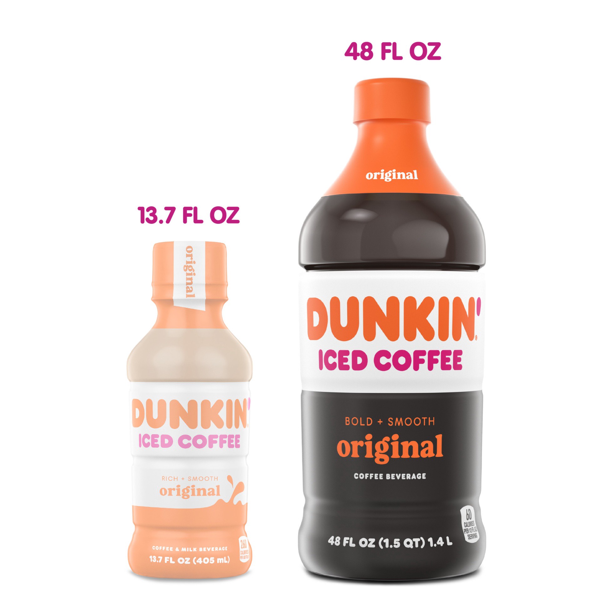 slide 3 of 13, Dunkin' Original Coffee Bottle, 48 fl oz, 48 fl oz