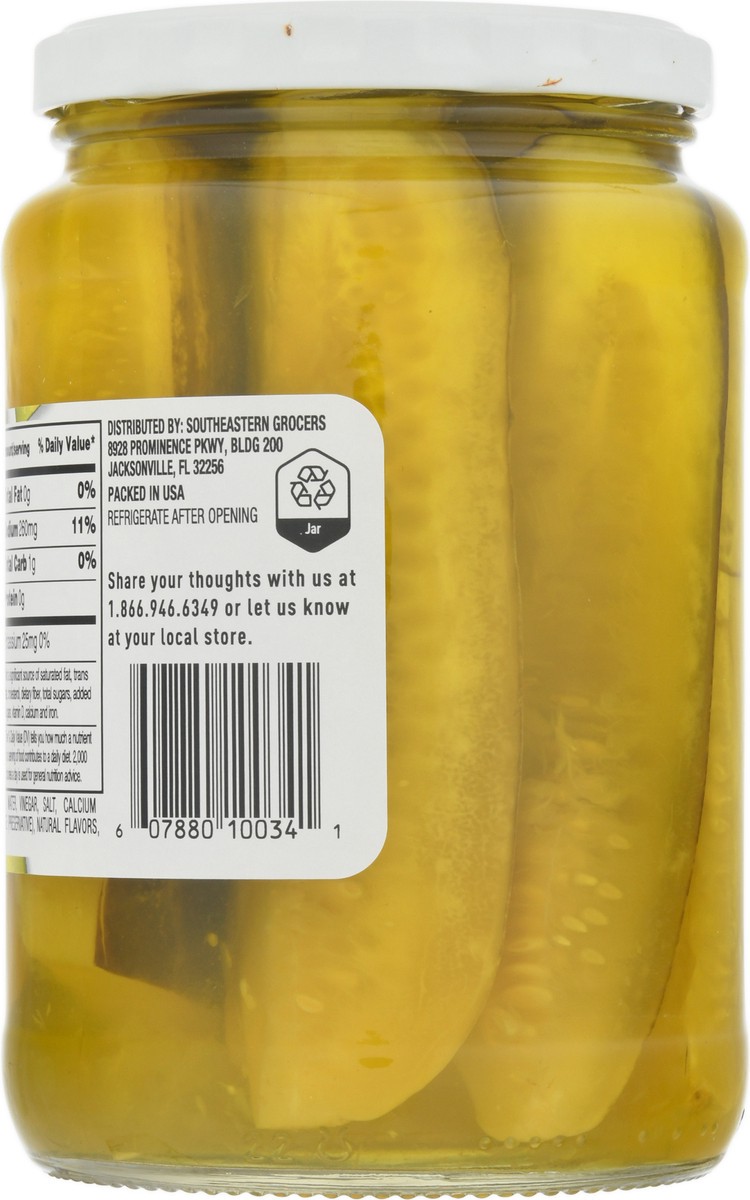 slide 6 of 12, Essentials Kosher Dill Spears, 24 oz