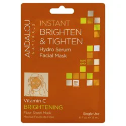 Andalou Naturals Instant Brighten & Tighten Hydro Serum Facial Mask