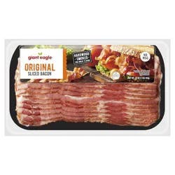 Giant Eagle Bacon, Original, Sliced