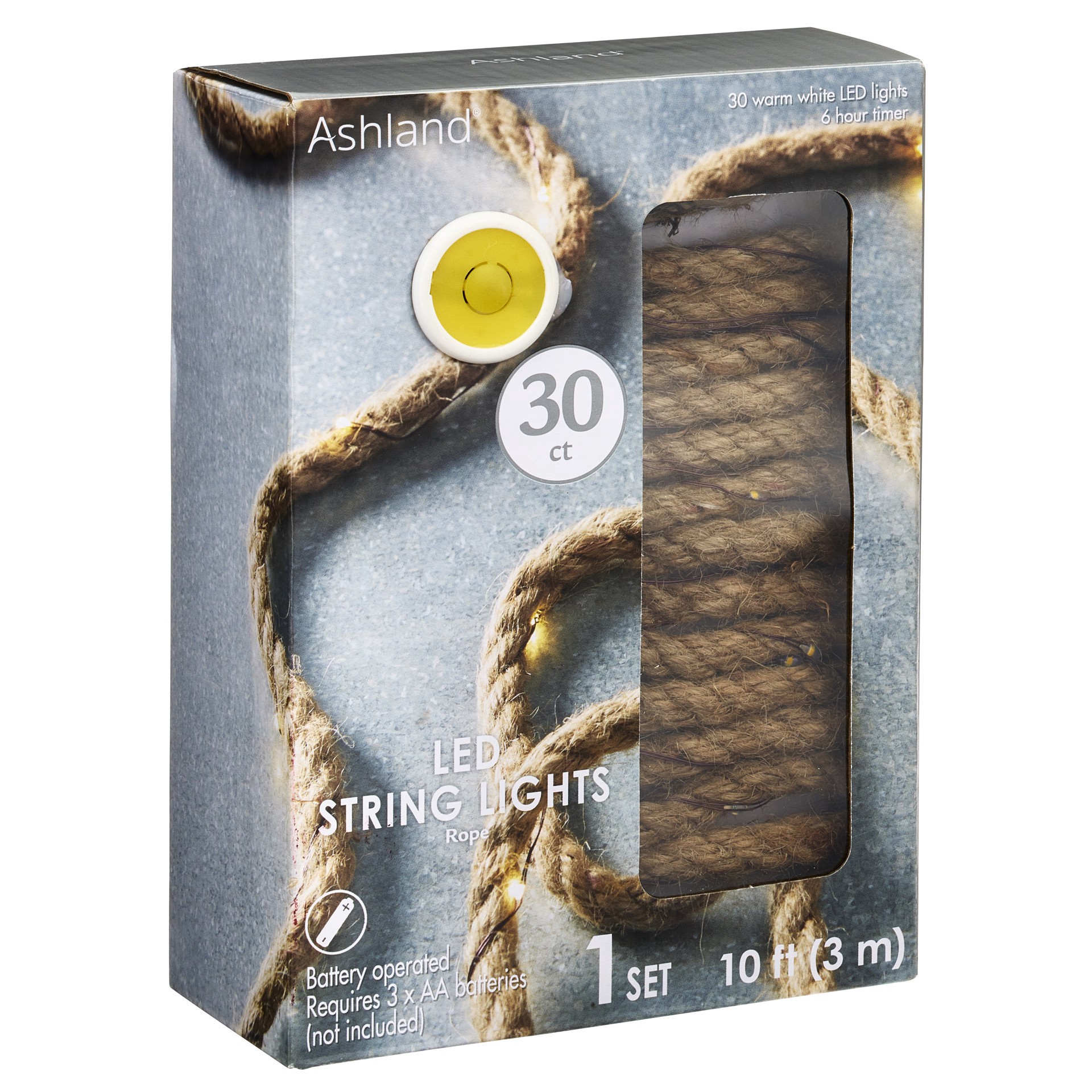 slide 5 of 5, 10ft. Led Rope String Lights By Ashland, 10 ft