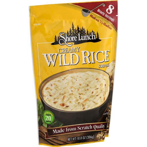 slide 2 of 9, Shore Lunch Creamy Wild Rice Soup Mix, 11 oz