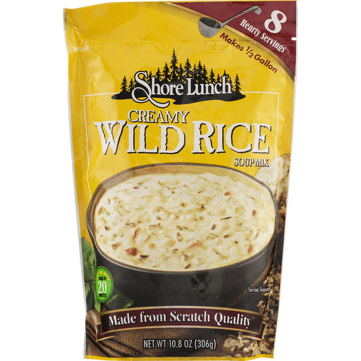 slide 4 of 9, Shore Lunch Creamy Wild Rice Soup Mix, 11 oz