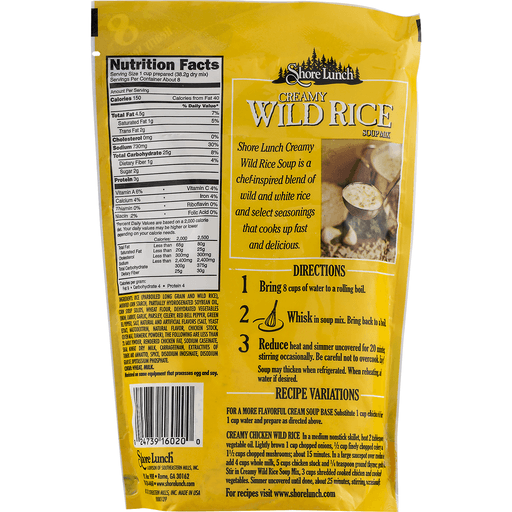 slide 7 of 9, Shore Lunch Creamy Wild Rice Soup Mix, 11 oz