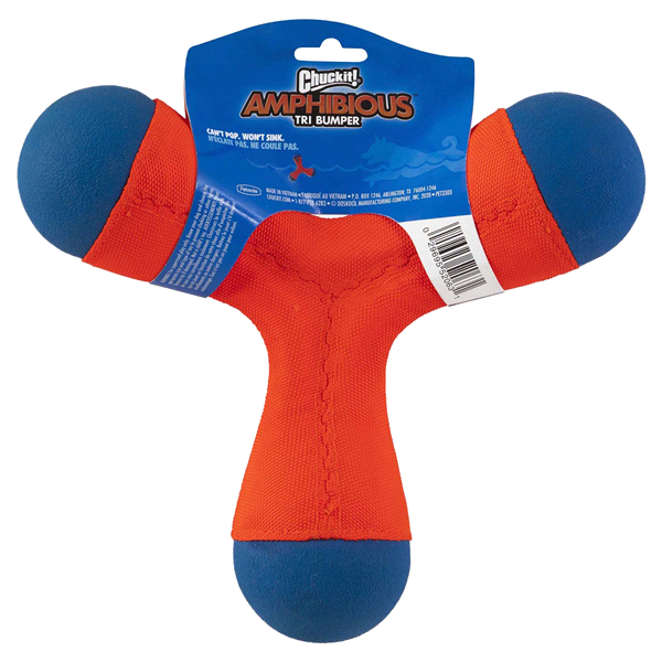 slide 4 of 5, Chuckit! Chuckit Tri Bumper Dog Toy, Large, 1 ct