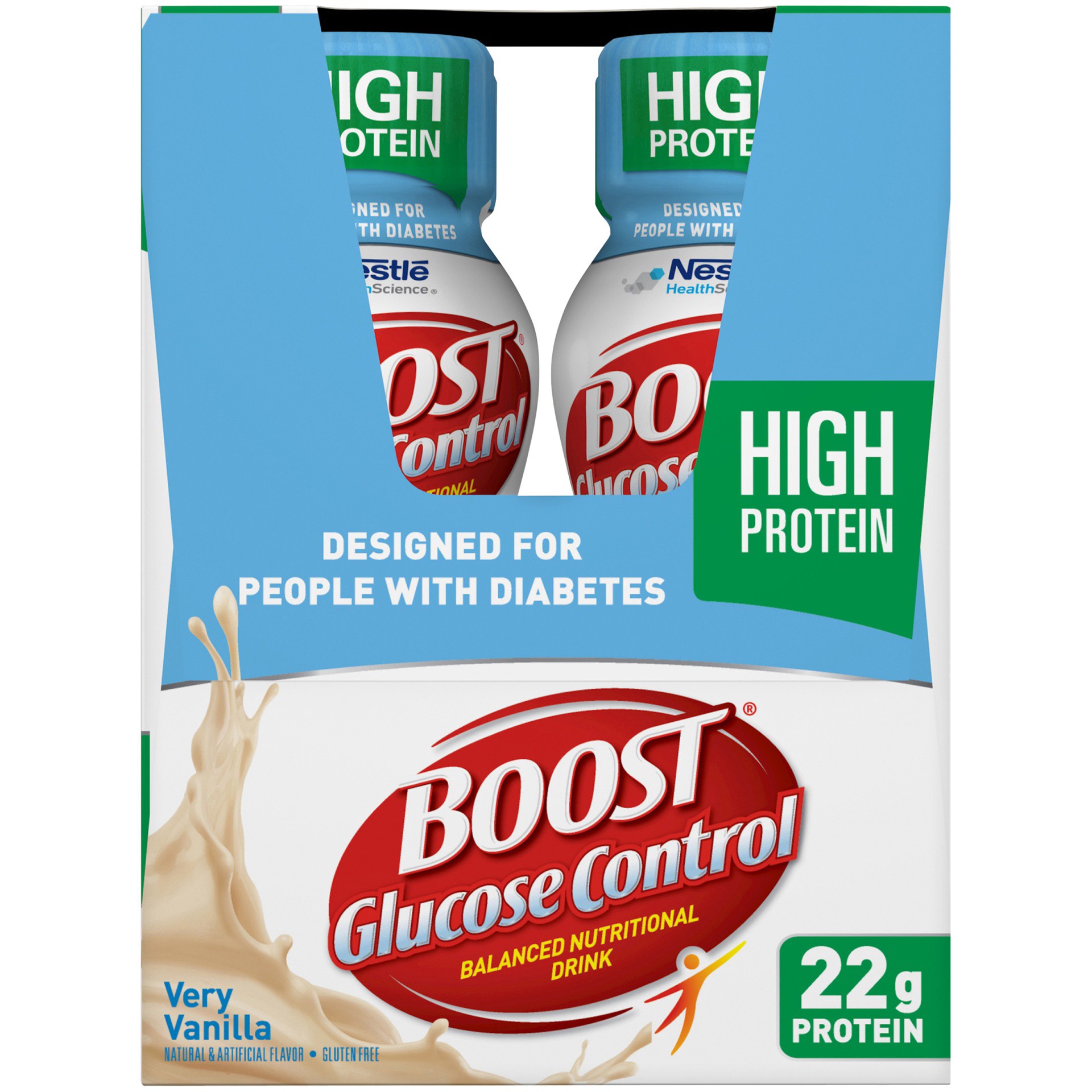 slide 6 of 9, Boost Glucose Control Very Vanilla Nutritional Drink, 4 ct; 8 fl oz