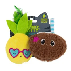 Quirky Kitty Purrfect Pina Colada Catnip Plush Cat Toy