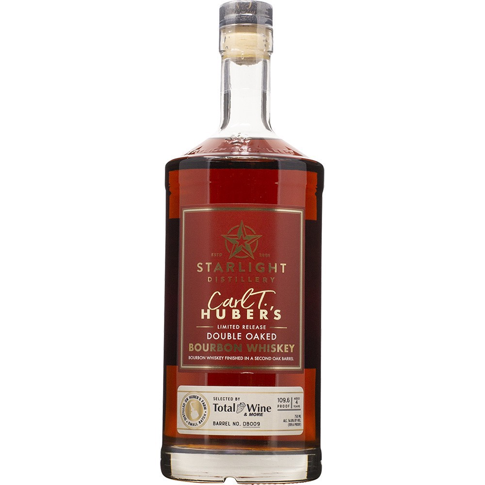 slide 1 of 1, Huber Starlight Dbl Oak Bbn Brlsel, 750 ml