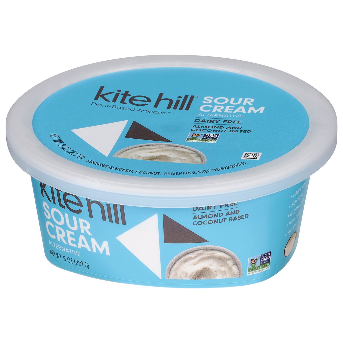 slide 7 of 13, Kite Hill Sour Cream Alternative 8 oz, 8 oz