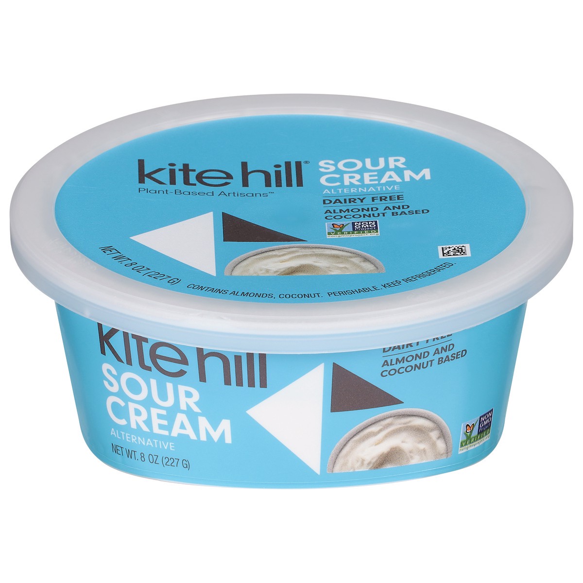 slide 9 of 13, Kite Hill Sour Cream Alternative 8 oz, 8 oz