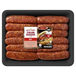 Giant Eagle Italian Sausage Links, Hot, Value Size