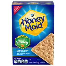 Honey Maid Low Fat Honey Graham Crackers, 14.4 oz