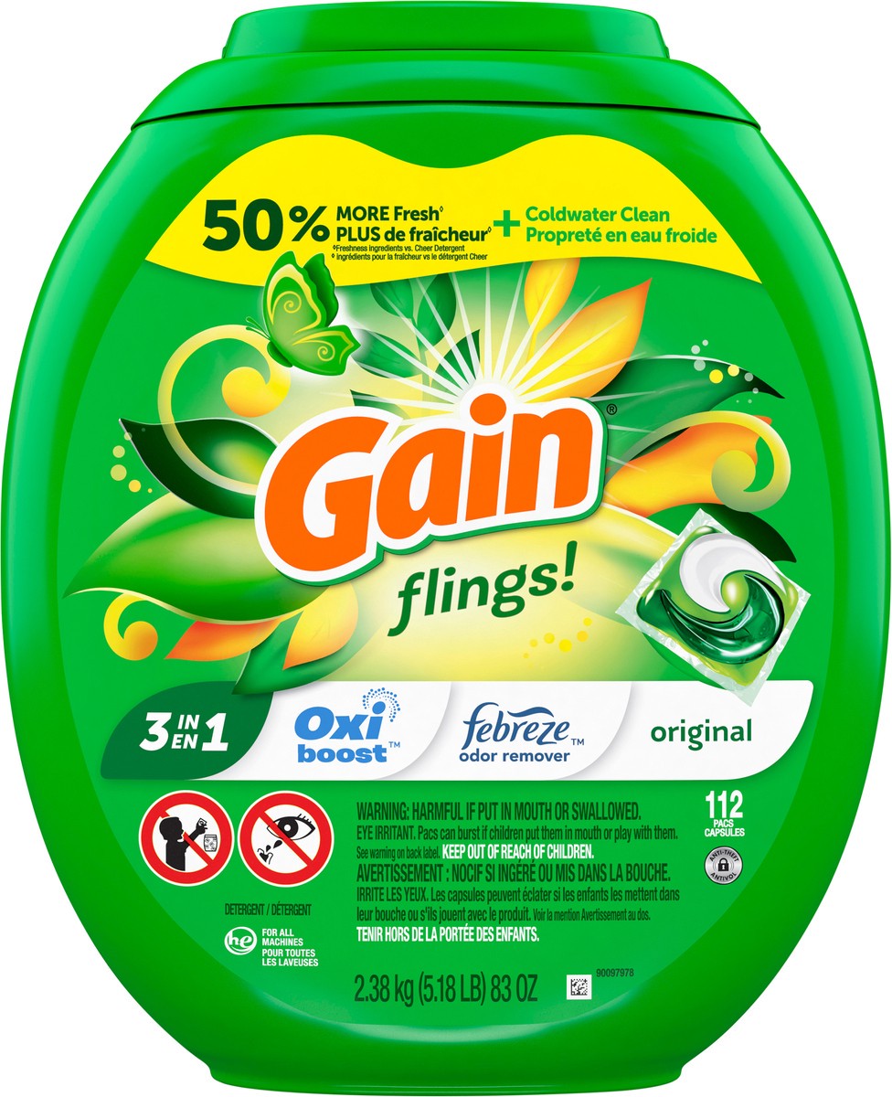 slide 4 of 4, Gain Flings Original, 112 ct